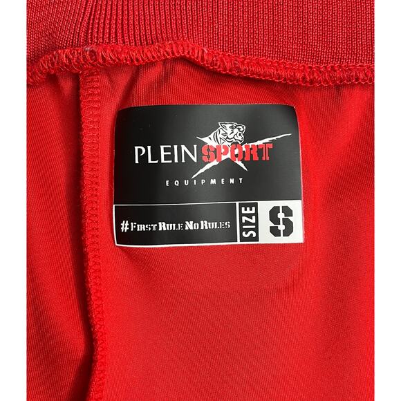 1-93 PLEIN SPORT Men's Jogging Trousers Red Small - Picture 8 of 13